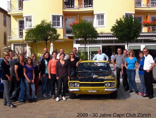 Jubiläumsreise anlässlich 30 Jahre Capri Club Zürich im Oktober 2009